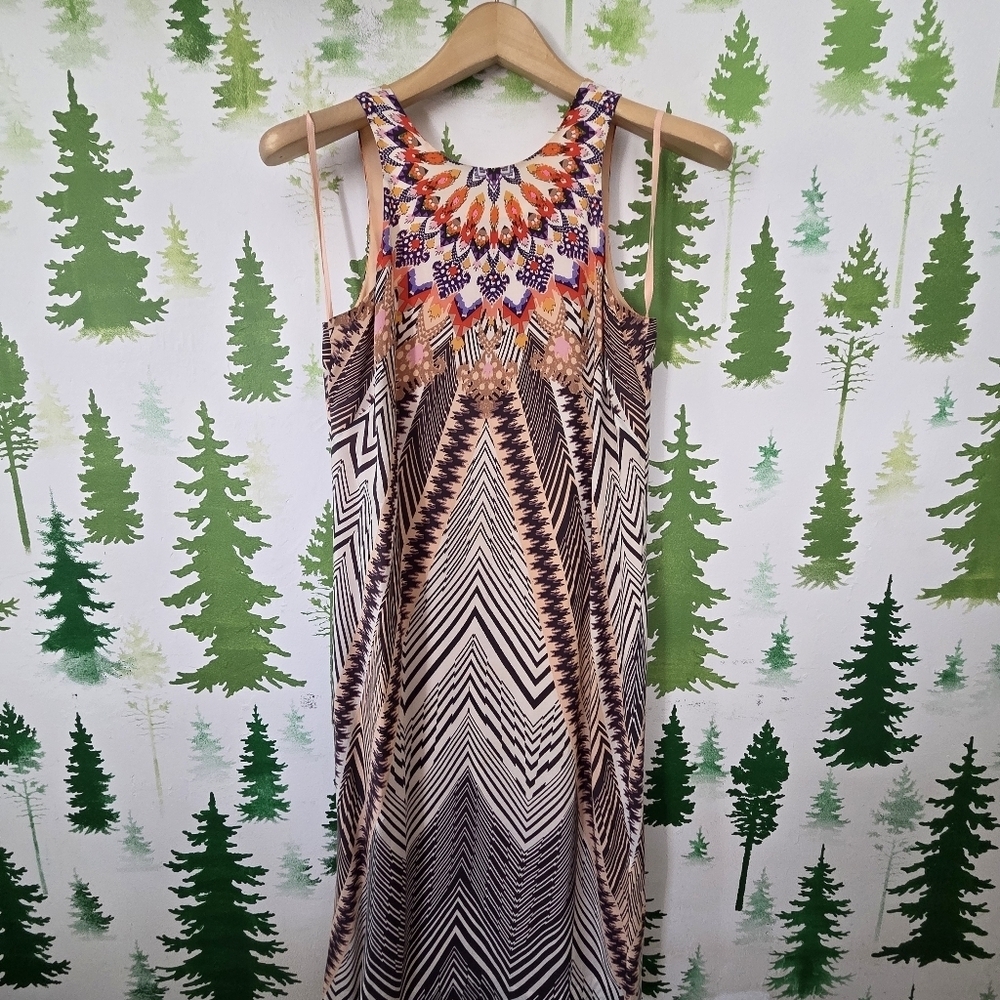 Anthropologie Solstice Silk Dress